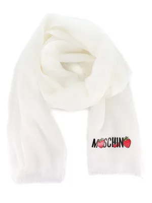 Moschino Logo Printed Scarf