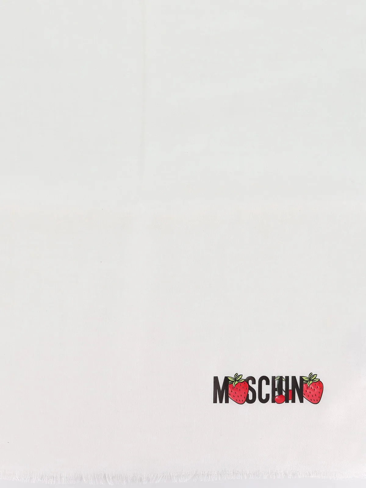 Moschino Logo Printed Scarf