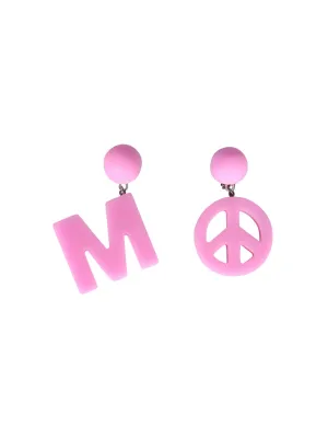 Moschino MO Logo Earrings