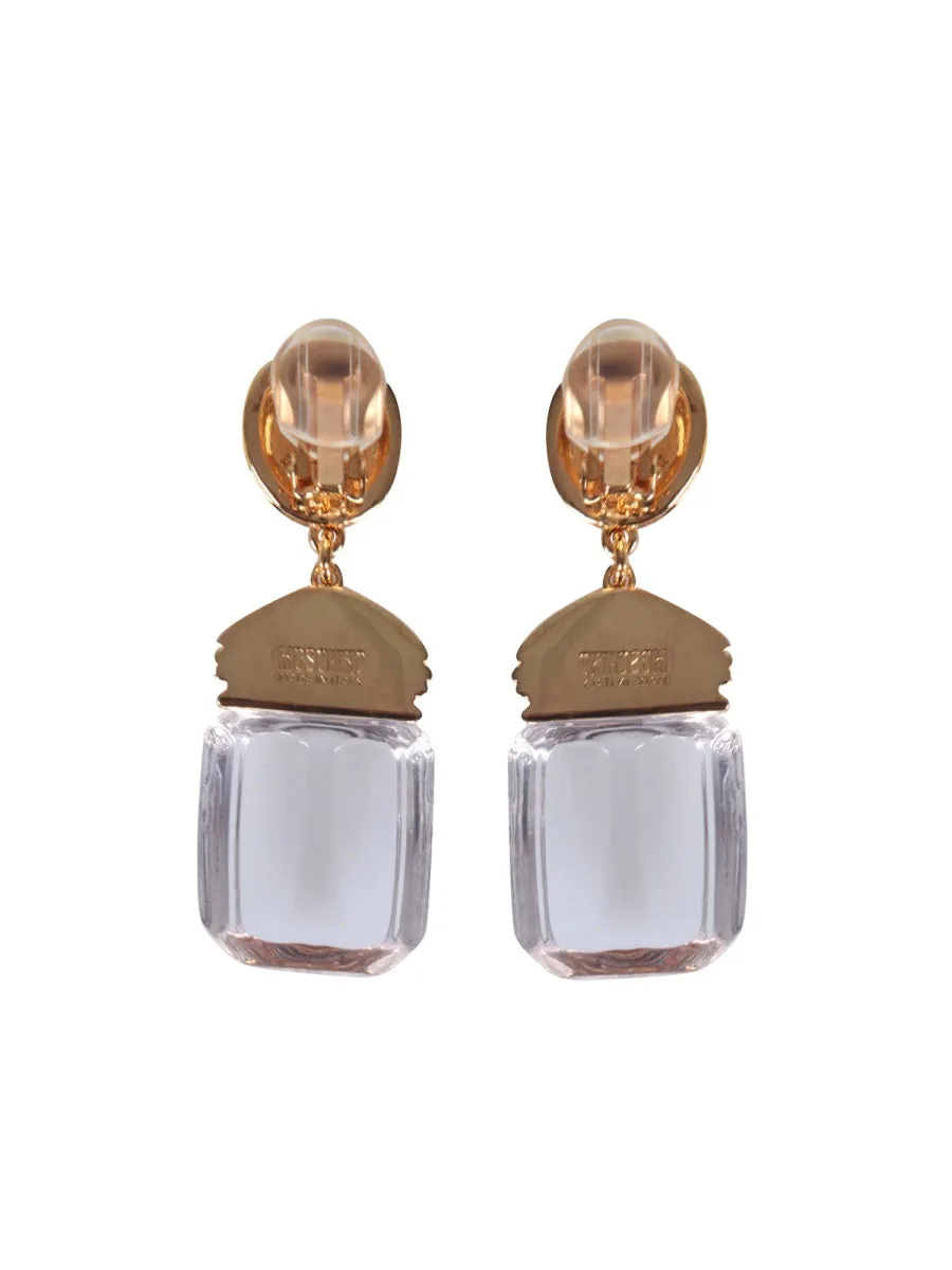 Moschino Salt Shaker Clip-On Earrings