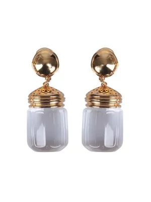 Moschino Salt Shaker Clip-On Earrings