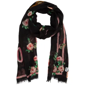 Moschino Teddy Bear Printed Scarf