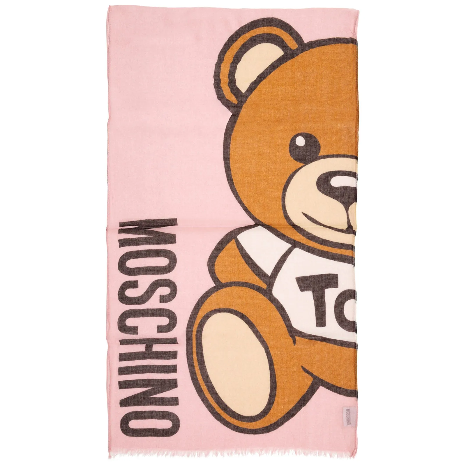 Moschino Toy Bear Print Scarf