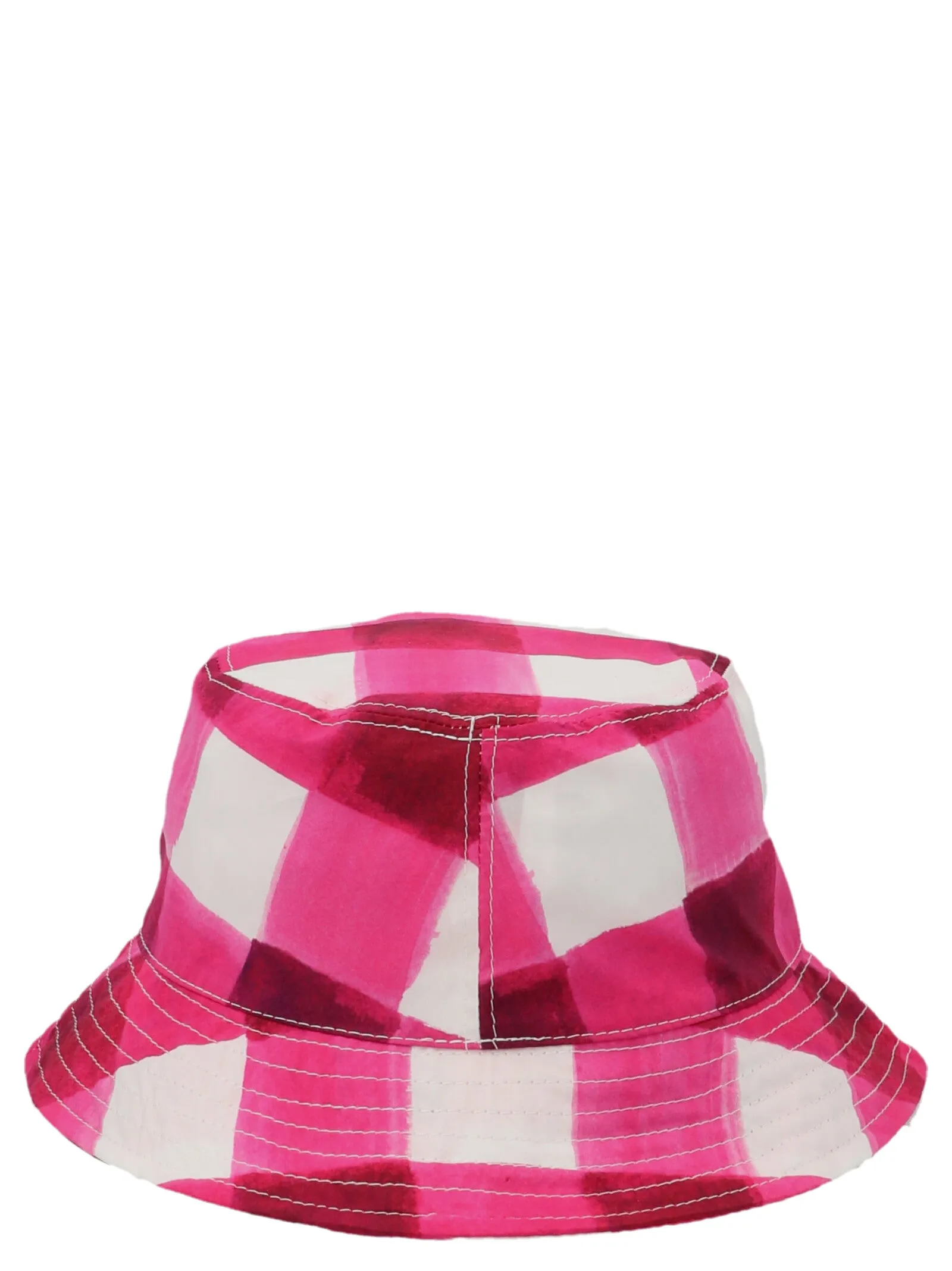 MSGM Check Printed Bucket Hat