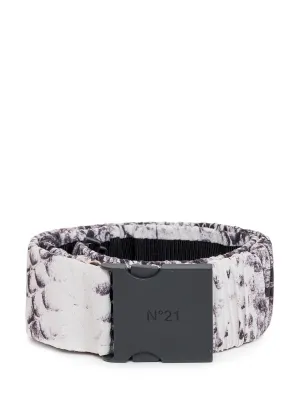 N21 Logo Detailed Buckle Belt