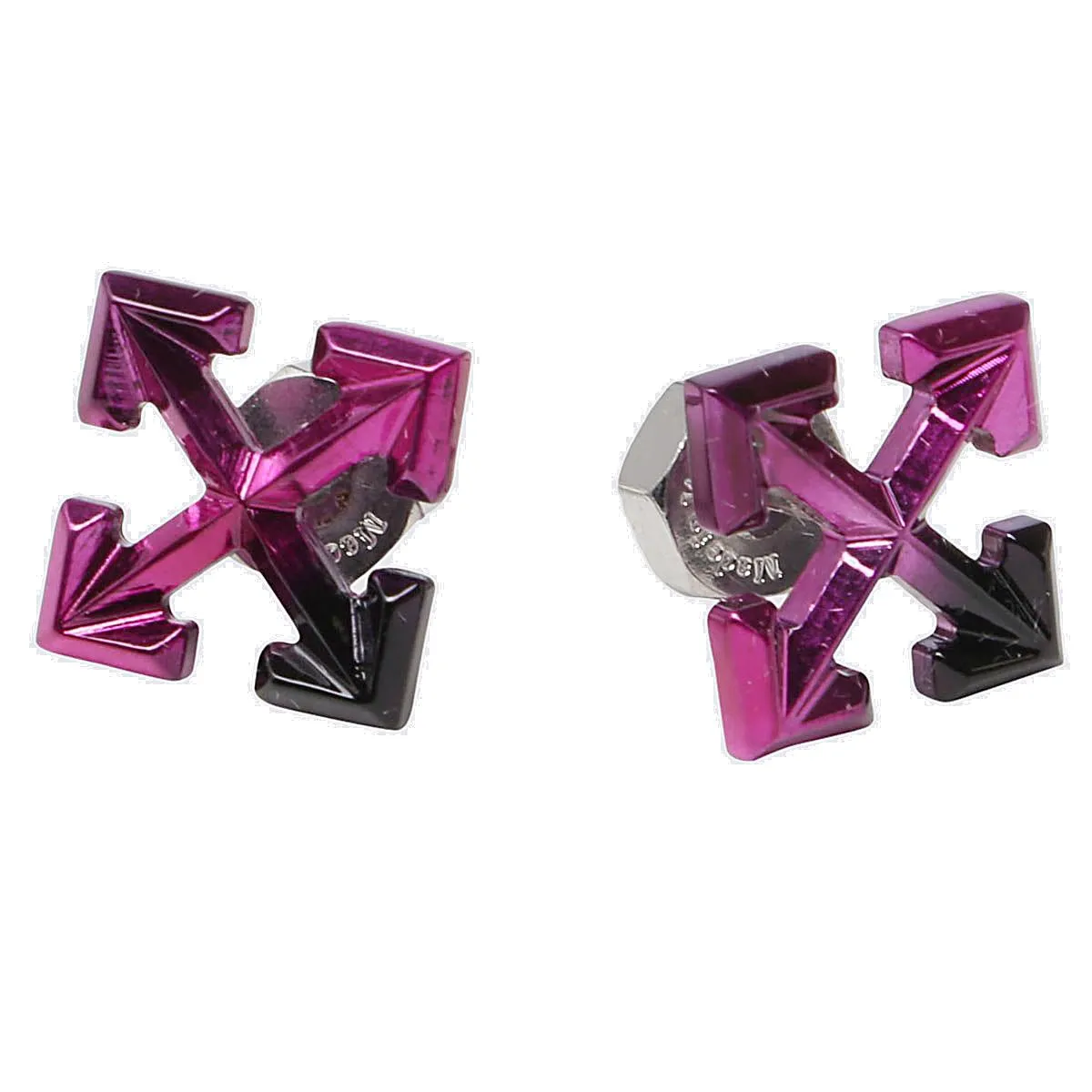 Off-White Arrow Motif Earrings