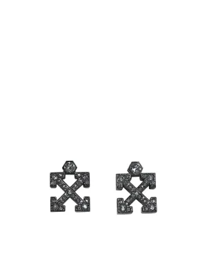 Off-White Arrows Motif Embellished Earrings