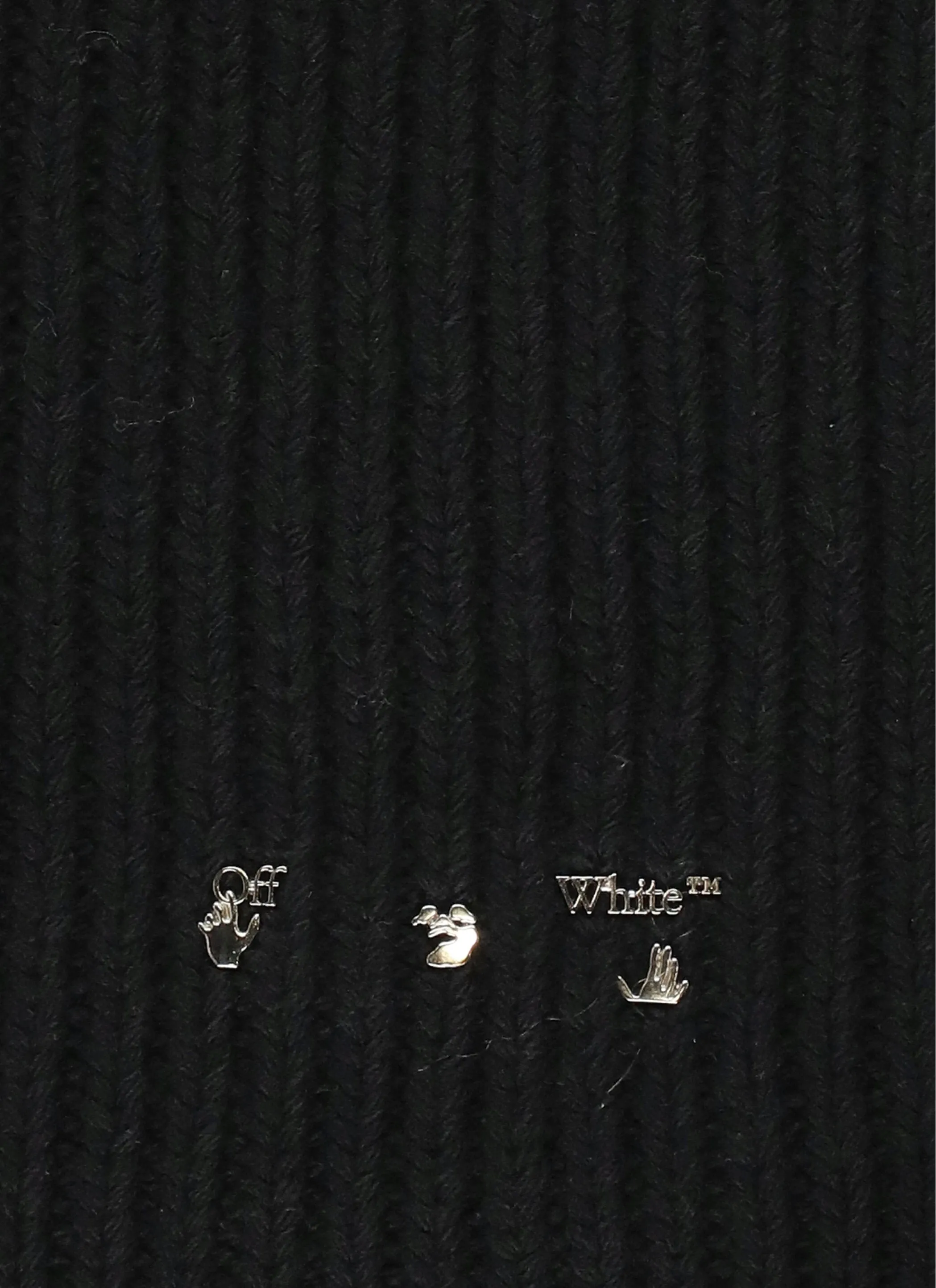 Off-White Hands Off Ribbed Scarf