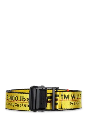 Off-White Logo Detailed Industrial Buckle Belt