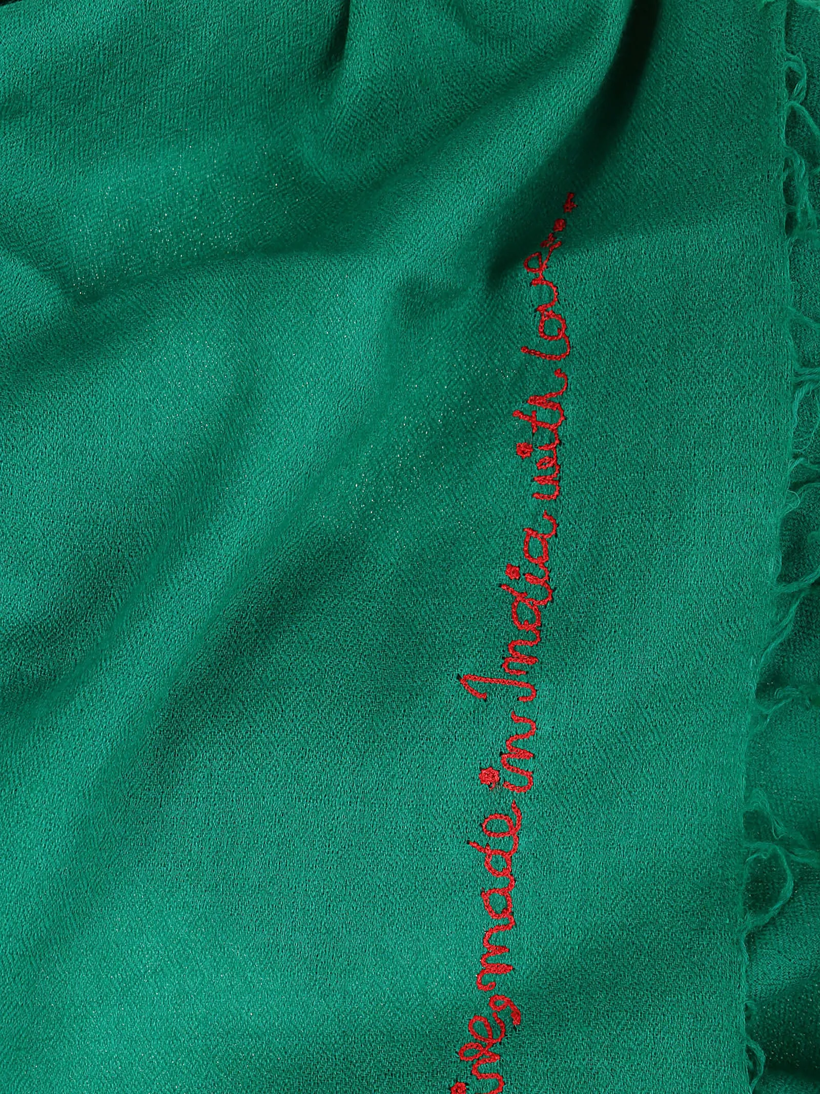 P.A.R.O.S.H. Embroidered Fringed Scarf