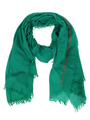 P.A.R.O.S.H. Embroidered Fringed Scarf