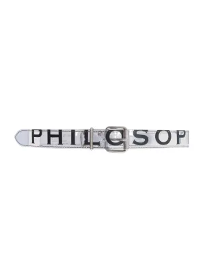 Philosophy Di Lorenzo Serafini Logo Printed Buckle Belt