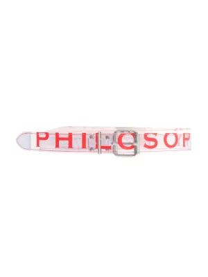 Philosophy Di Lorenzo Serafini Logo Printed Buckle Belt