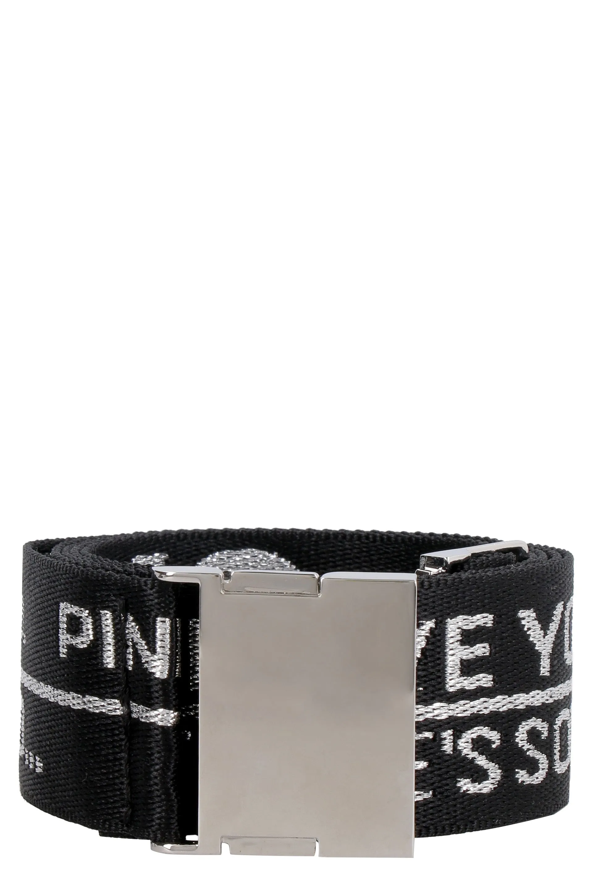 Pinko Futura Lurex Buckle Belt