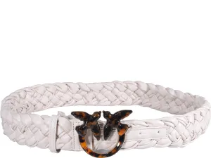 Pinko Logo Plaque Interwoven Belt