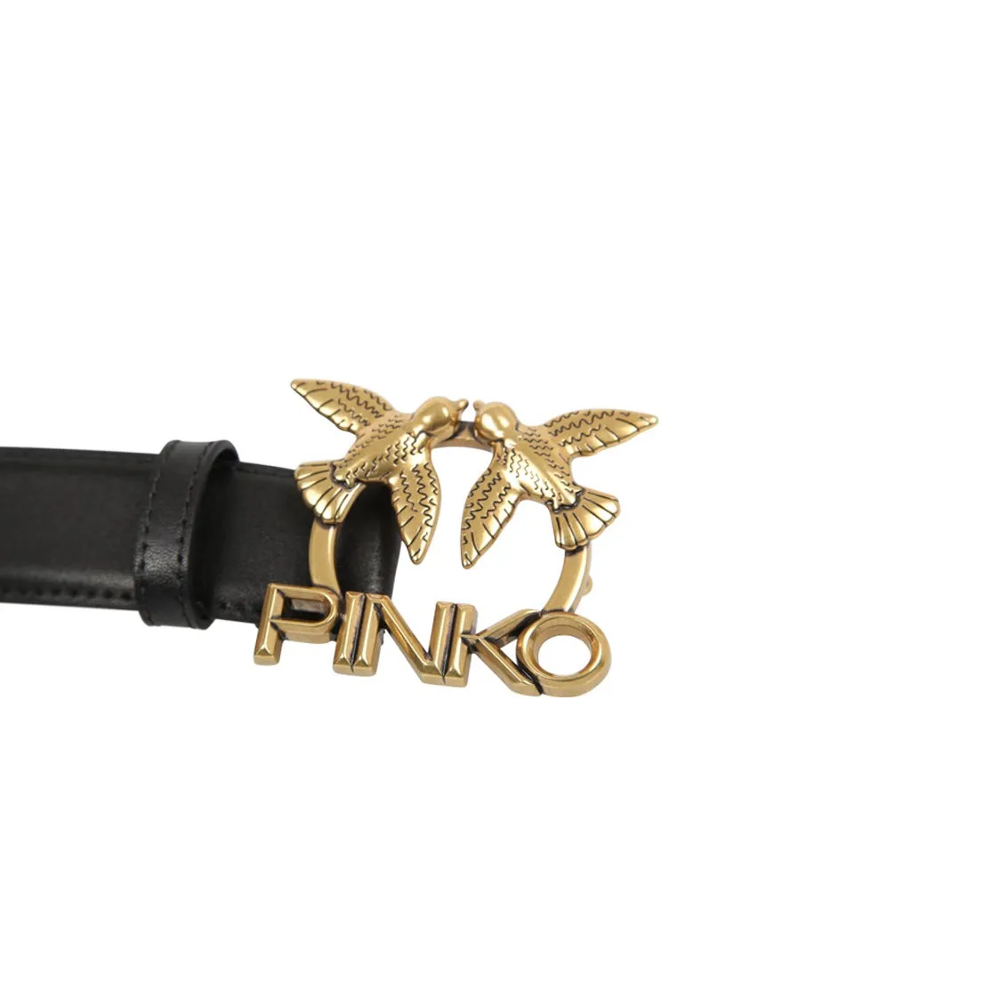 Pinko Love Bird Buckle Belt