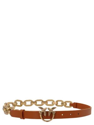 Pinko Love Birds Chain-Link Detailed Belt