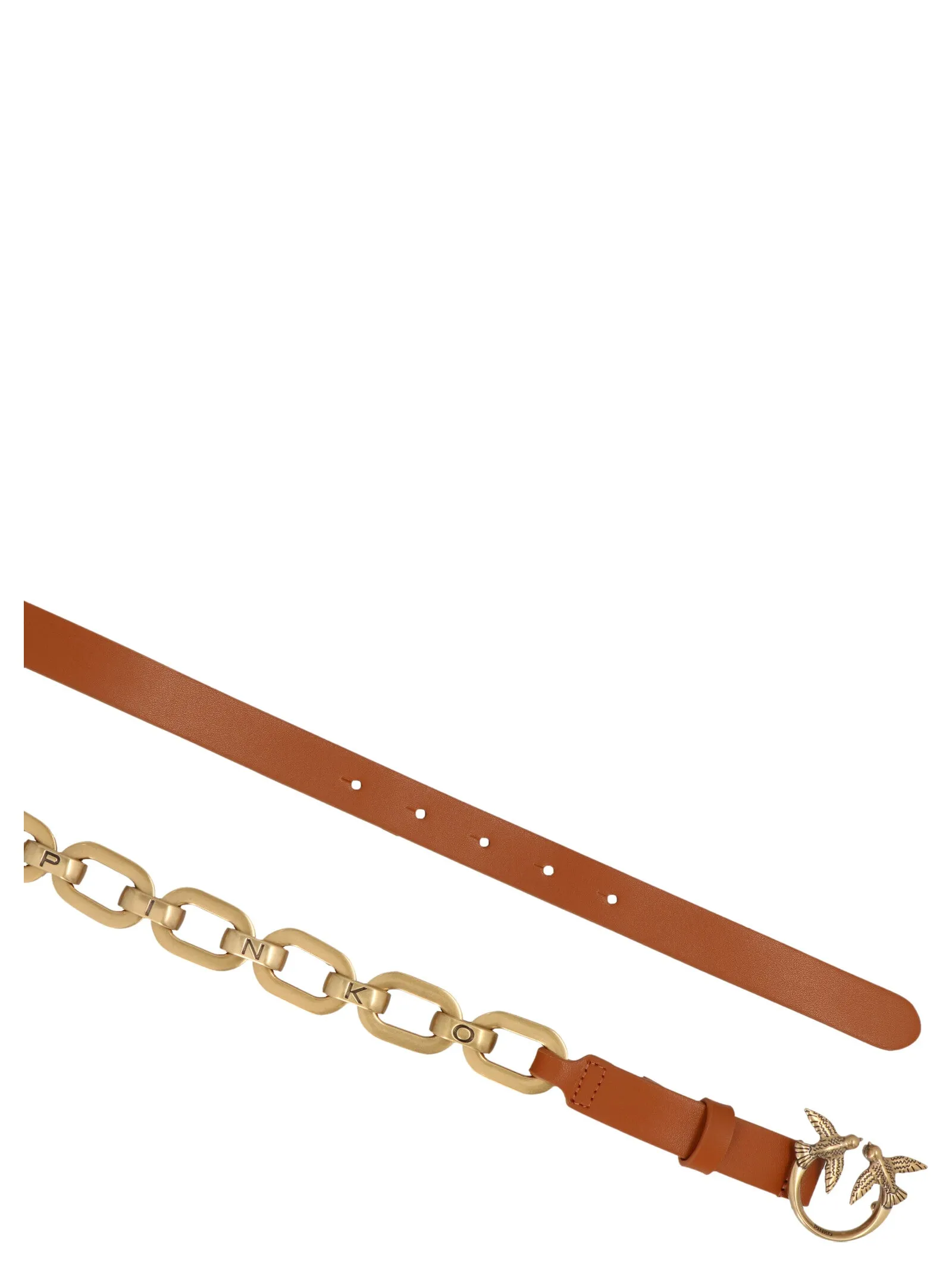 Pinko Love Birds Chain-Link Detailed Belt