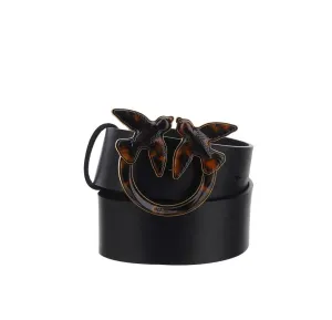 Pinko Love Birds Logo Buckle Belt
