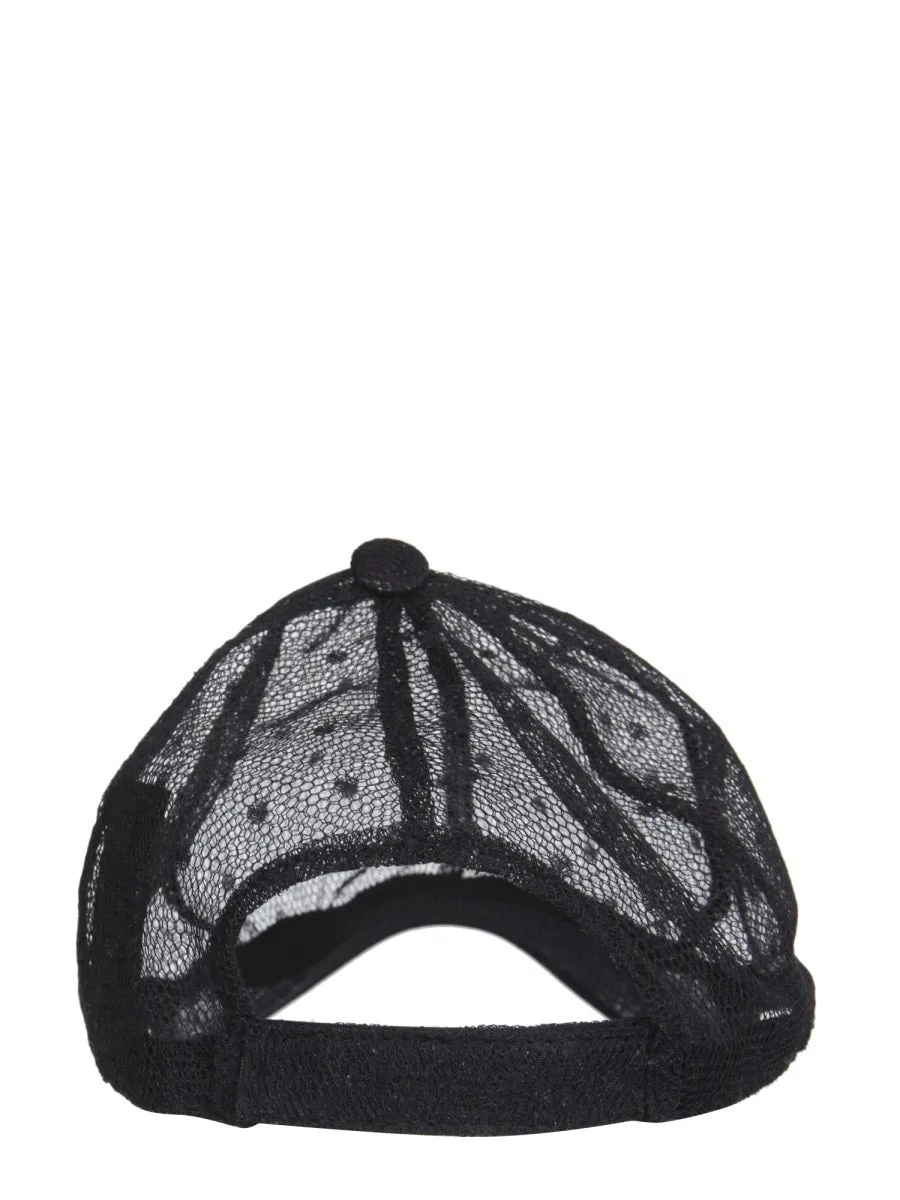 REDValentino Tulle Baseball Hat