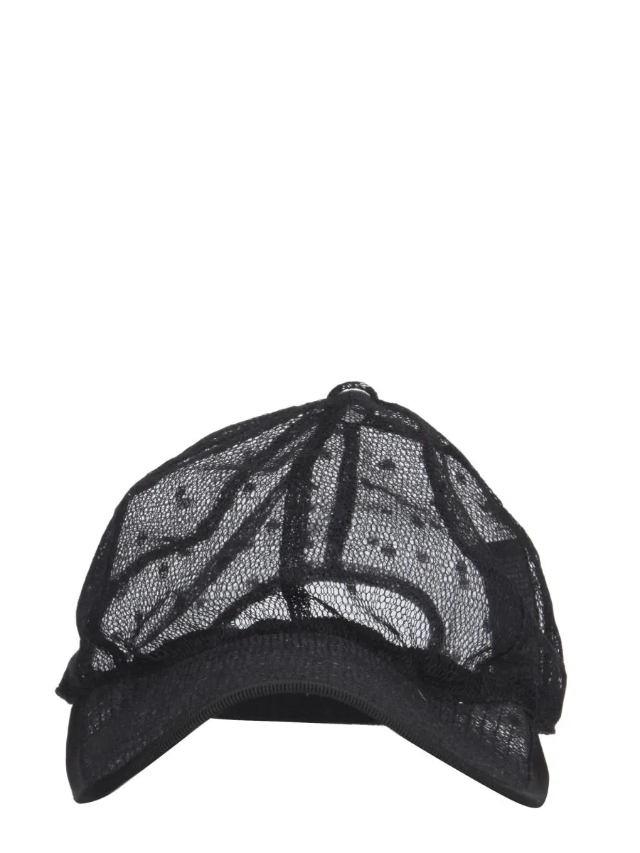 REDValentino Tulle Baseball Hat