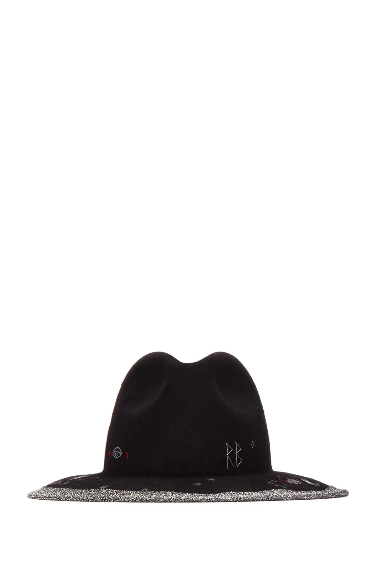 Ruslan Baginskiy Embroidered Fedora Hat