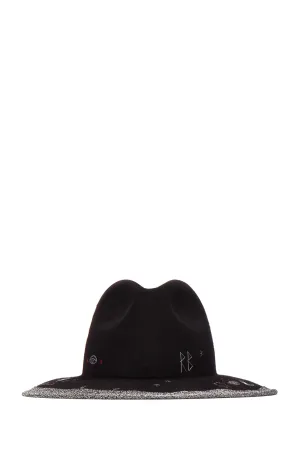 Ruslan Baginskiy Embroidered Fedora Hat