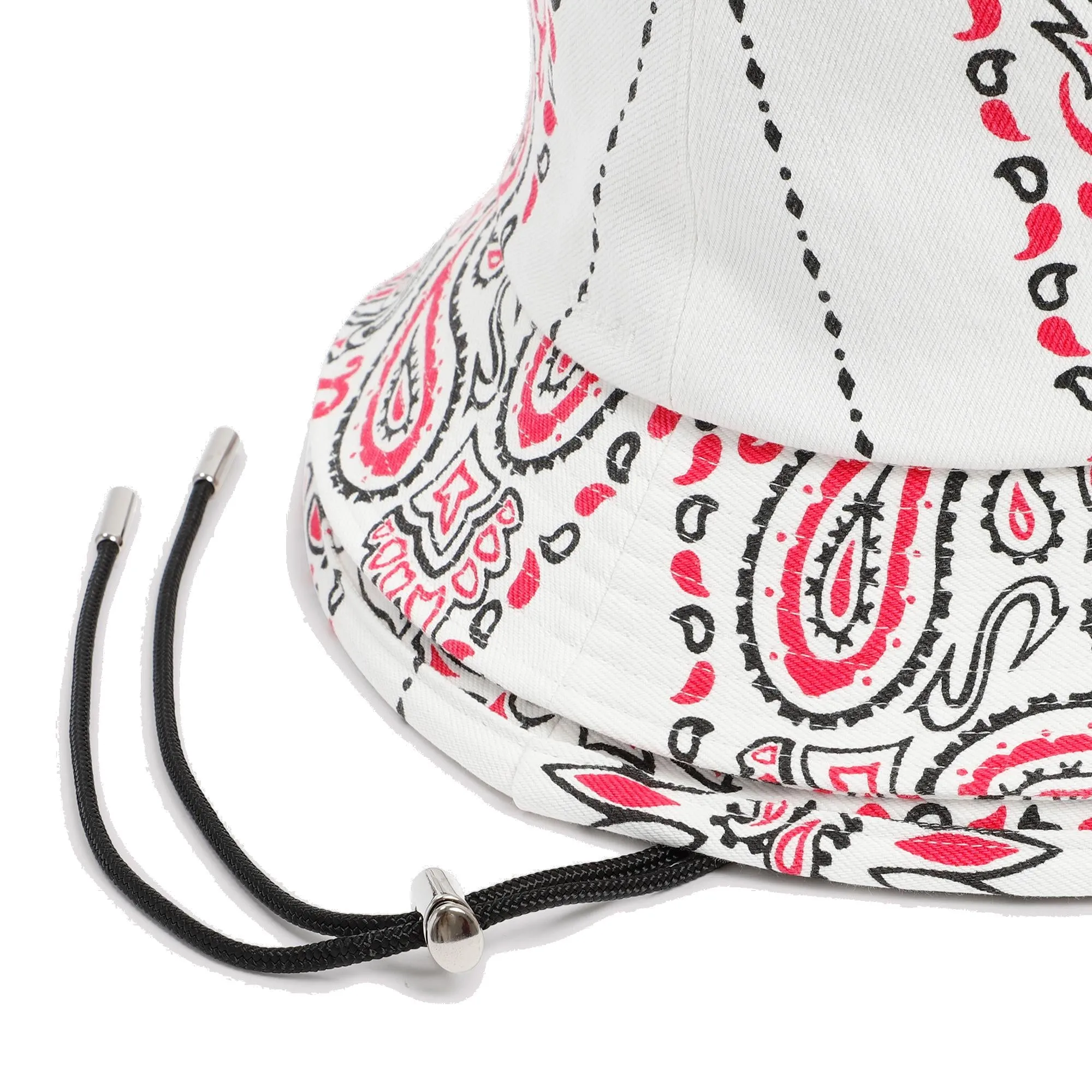 Sacai Bandana Printed Double Brim Bucket Hat