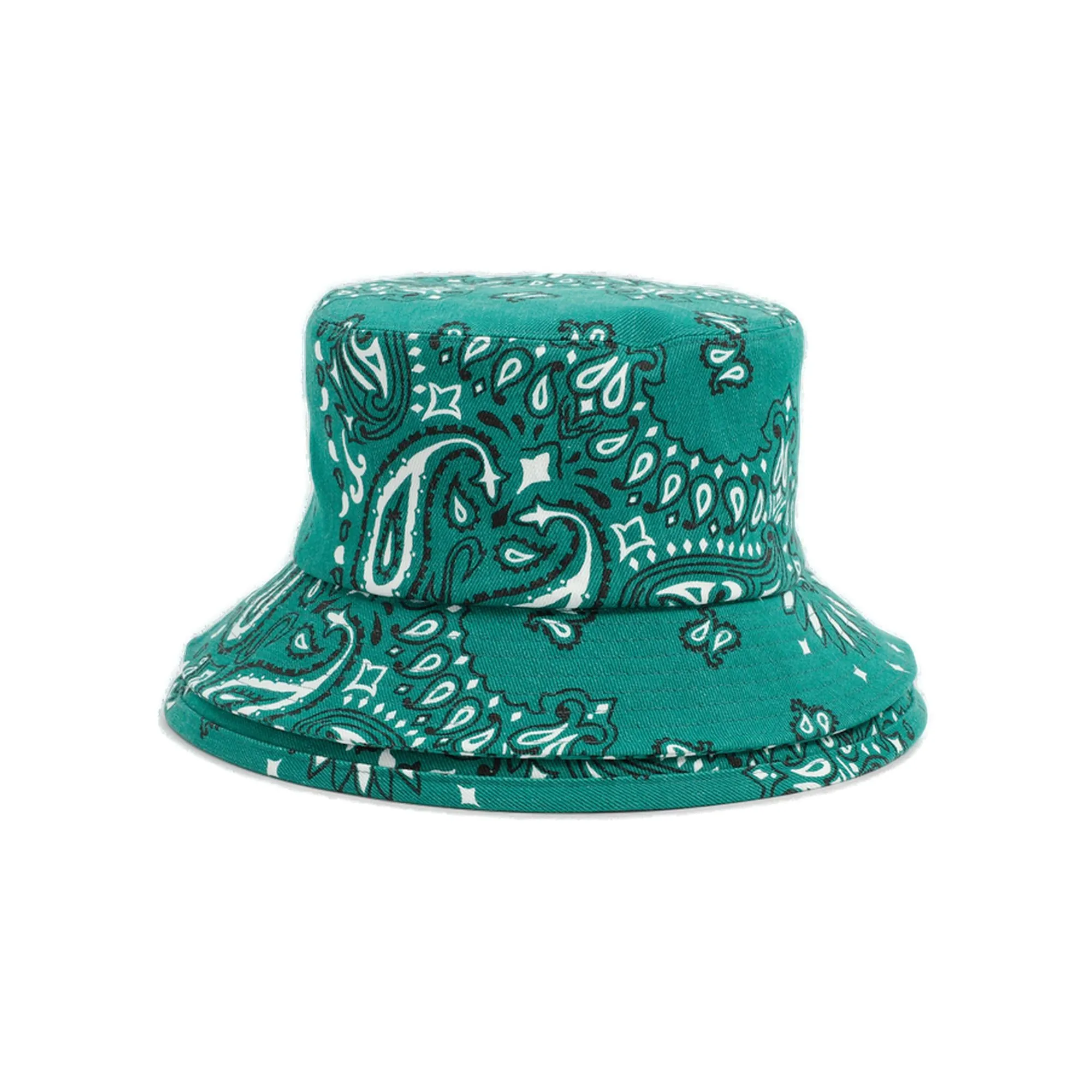 Sacai Bandana Printed Double Brim Bucket Hat