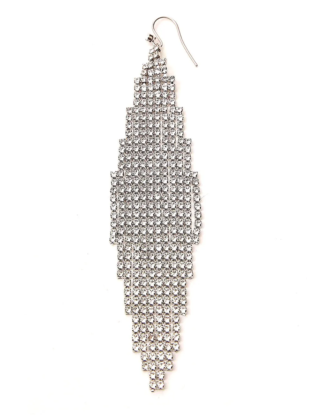 Saint Laurent Cascade Encrusted Embellished Earrings