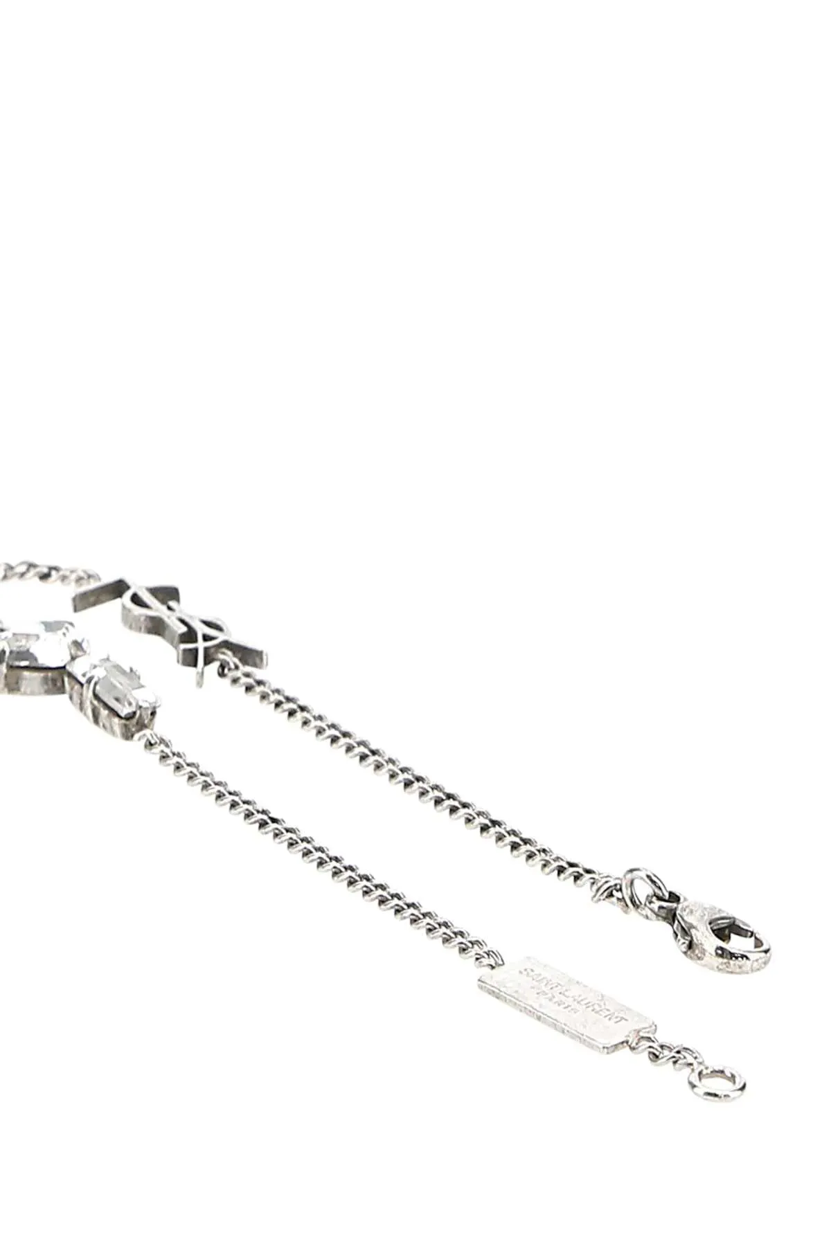 Saint Laurent Opyum Logo Plaque Bracelet