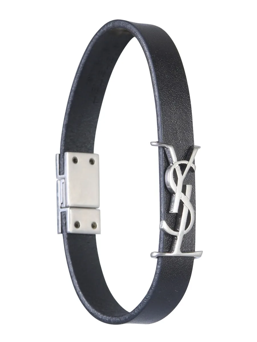 Saint Laurent Opyum Monogram Logo Bracelet