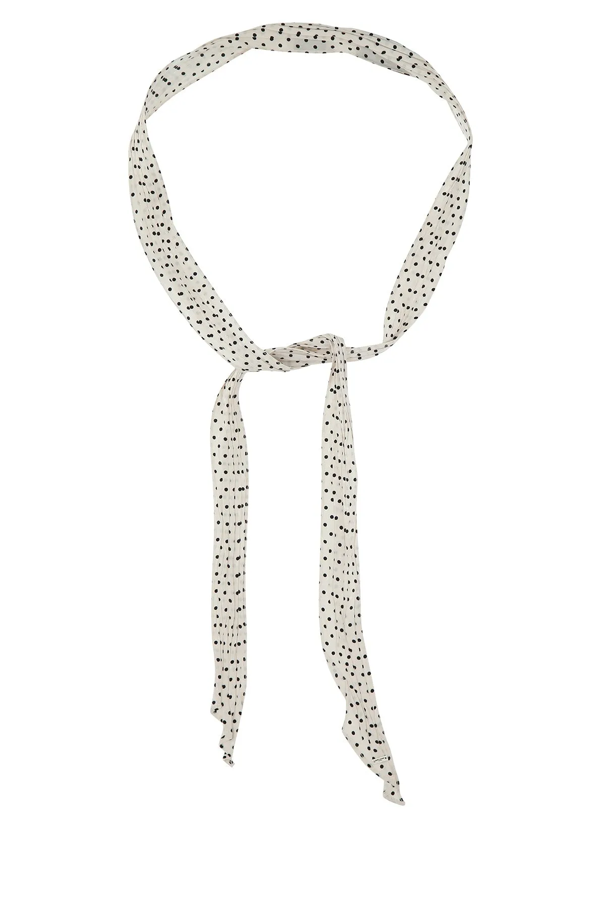 Saint Laurent Polka Dot Printed Scarf