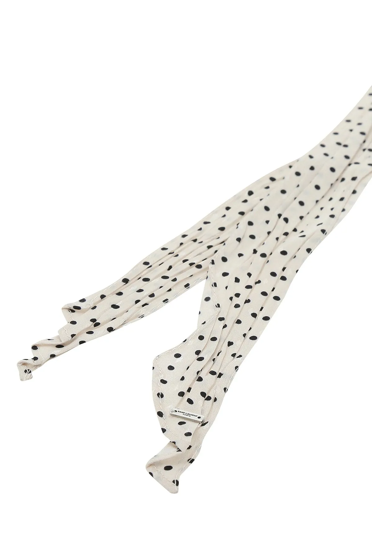 Saint Laurent Polka Dot Printed Scarf
