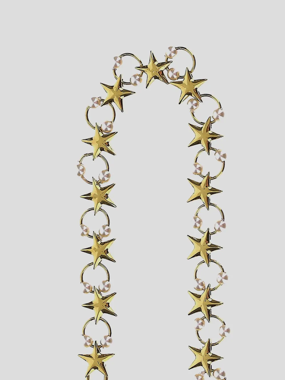 Saint Laurent Star Pendant Faux-Pearl Bracelet