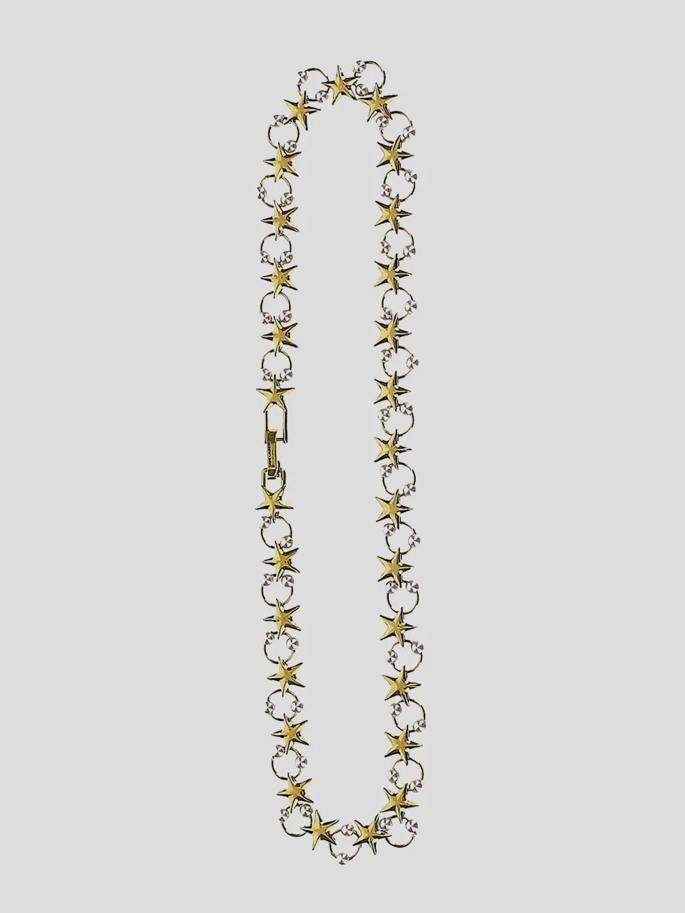 Saint Laurent Star Pendant Faux-Pearl Bracelet