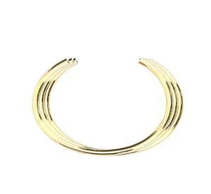Saint Laurent Triple Wire Cuff Bracelet