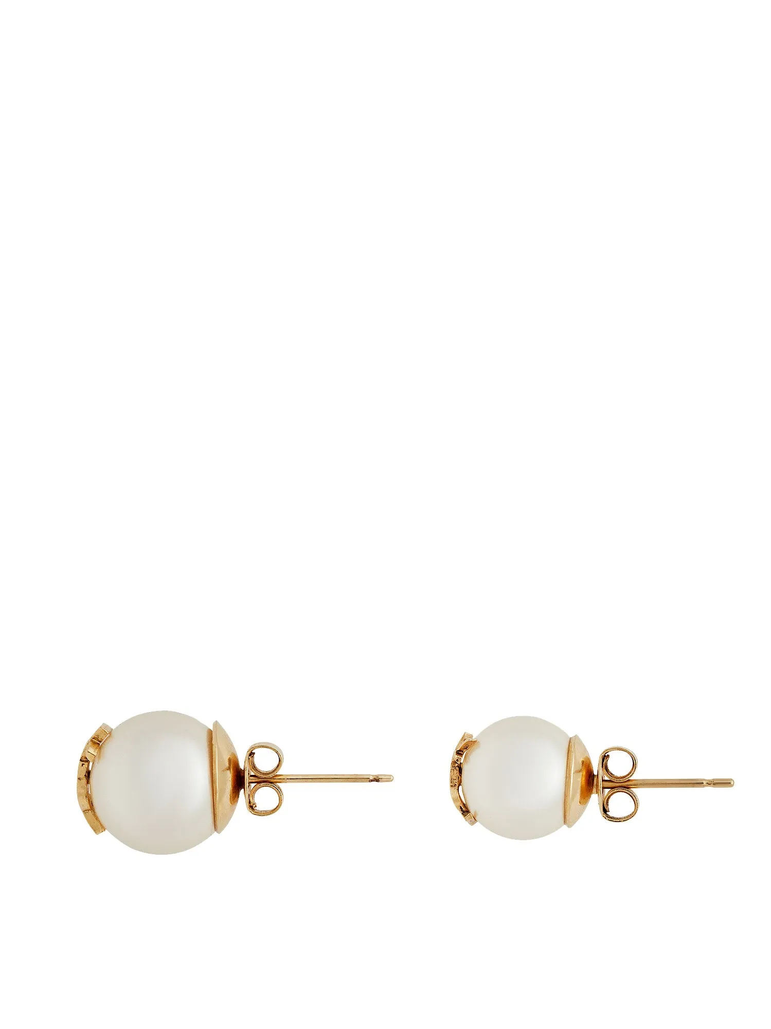 Saint Laurent YSL Pearl Earrings