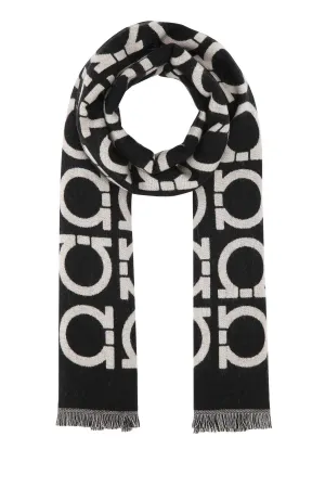 Salvatore Ferragamo All-Over Logo Scarf
