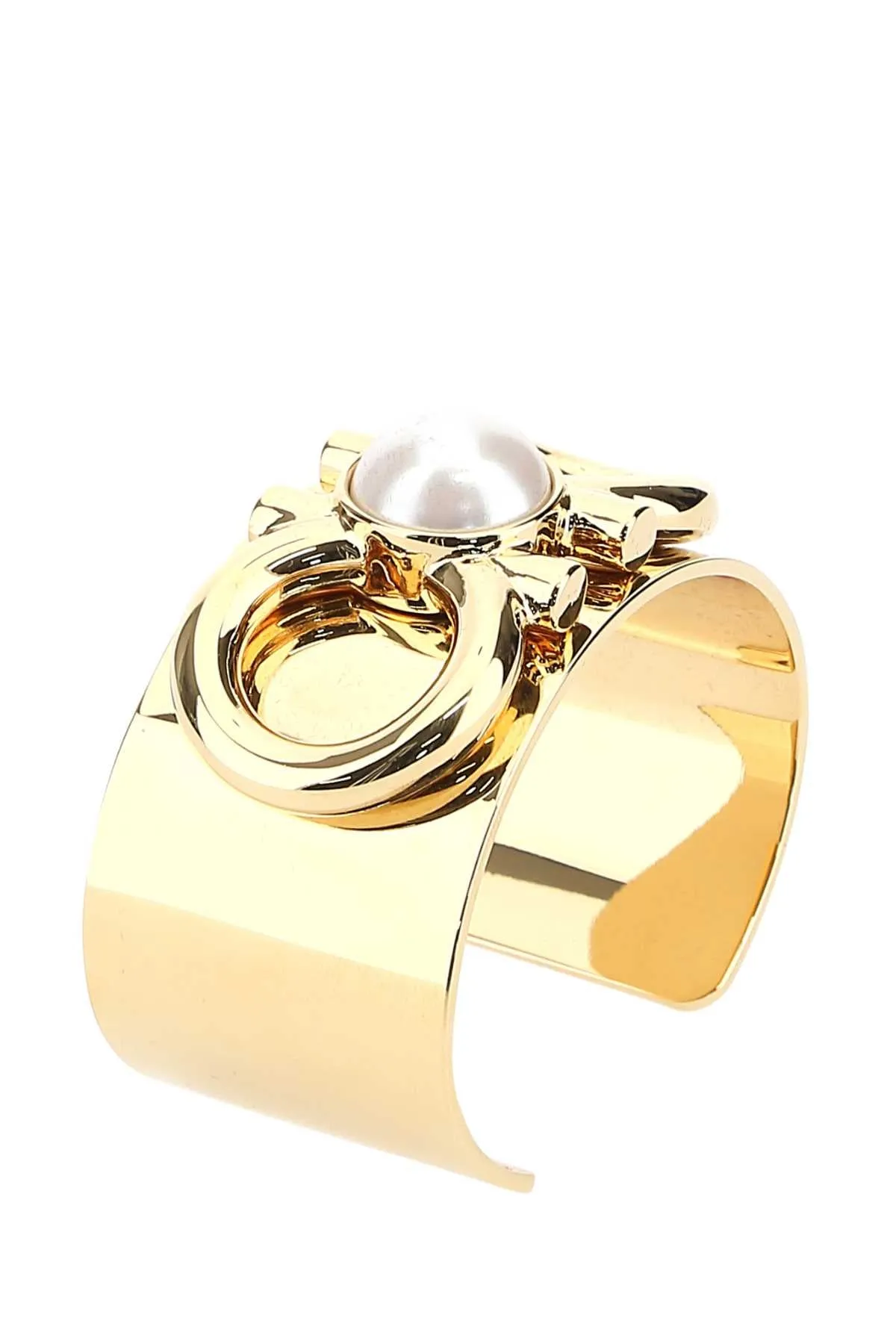 Salvatore Ferragamo Embellished Gancini Bracelet