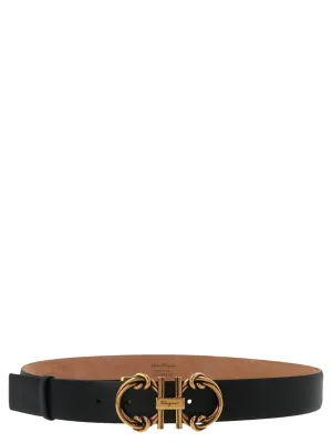 Salvatore Ferragamo Gancini Reversibile Buckle Belt