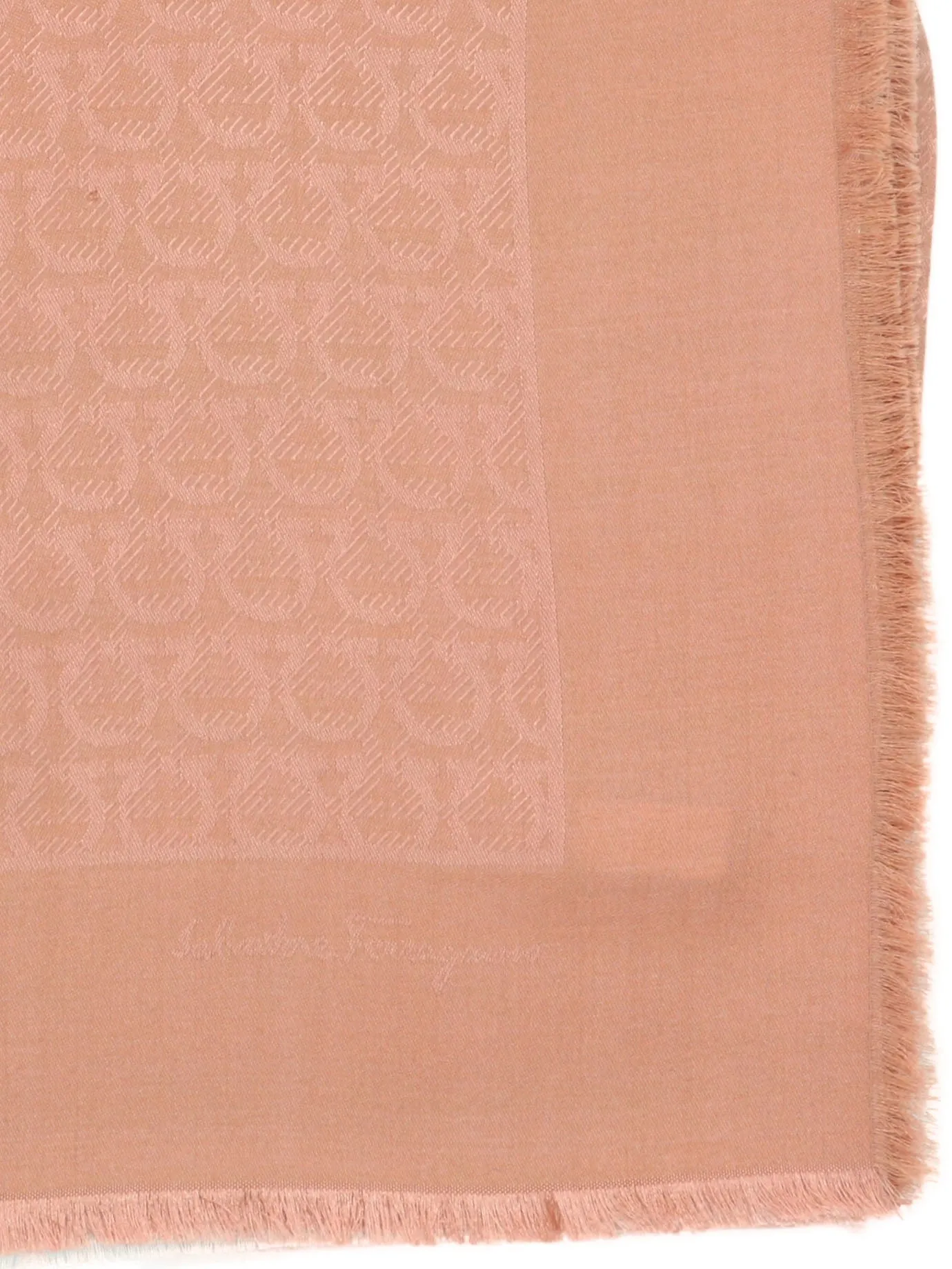 Salvatore Ferragamo Ombr Frayed Scarf