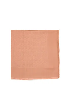 Salvatore Ferragamo Ombr Frayed Scarf