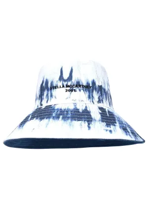 Stella McCartney Logo Embroidered Denim Bucket Hat