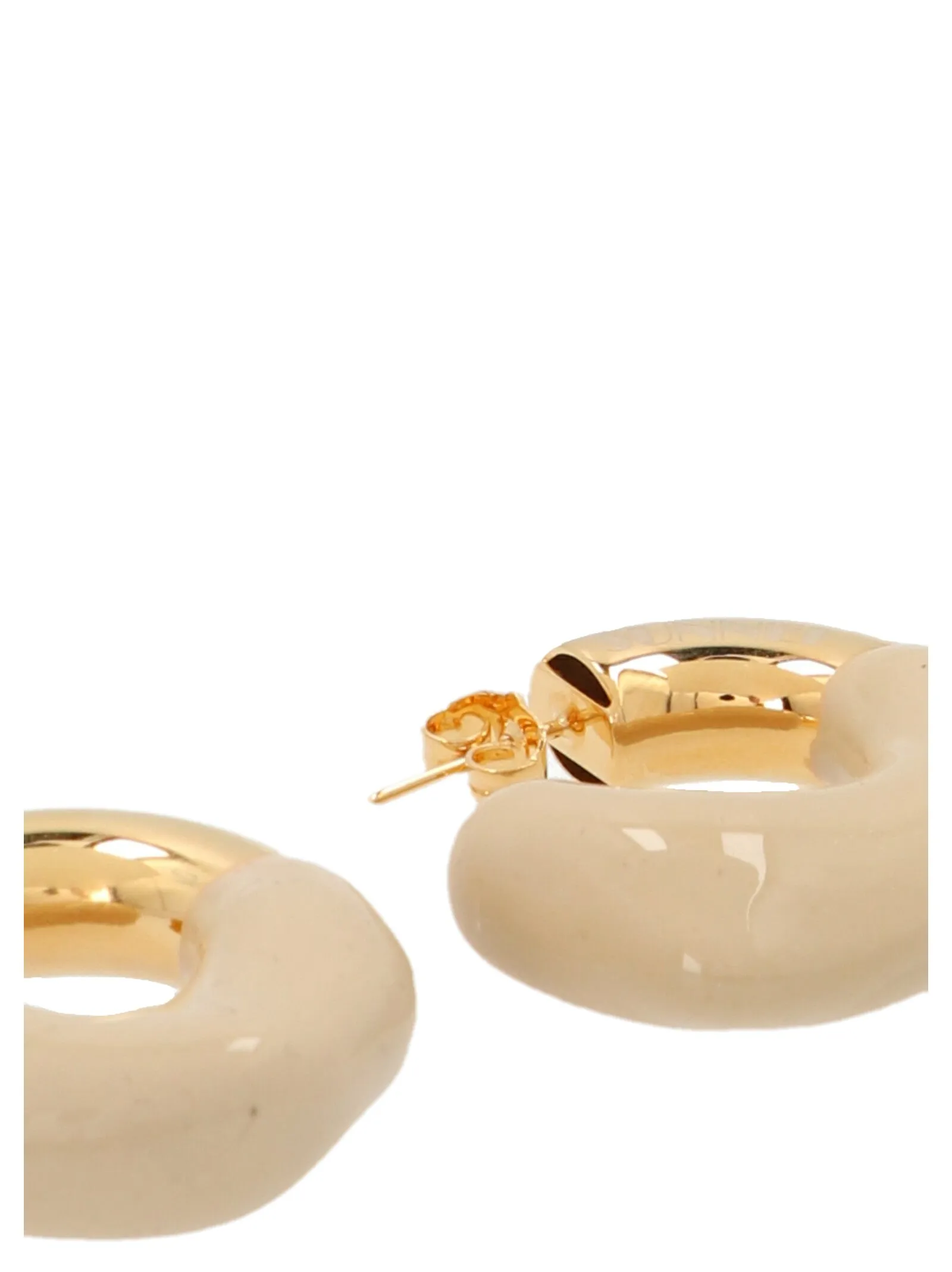 Sunnei Logo Detailed Small Hoop Earrings