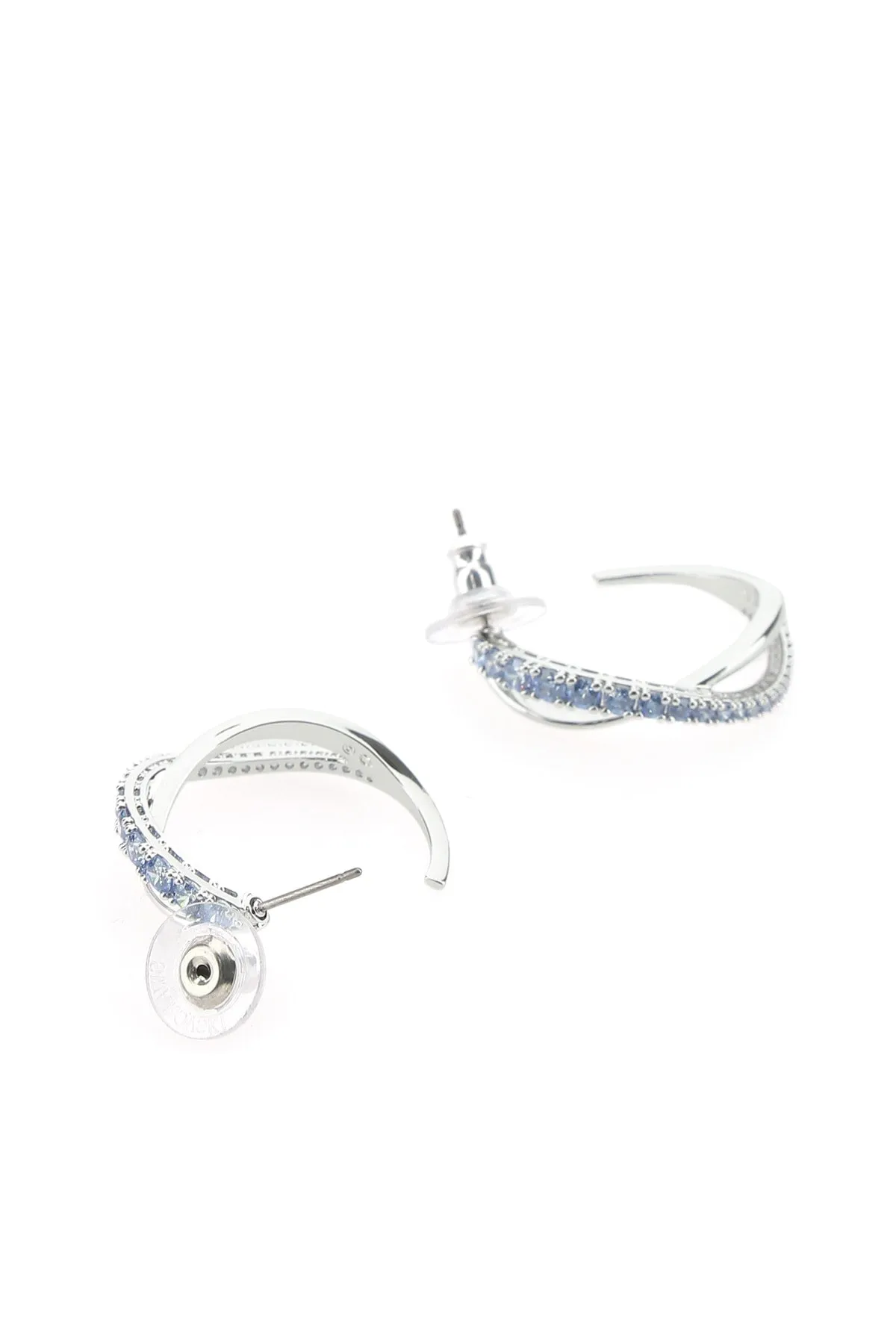 Swarovski Twist Hoop Pierced Earrings