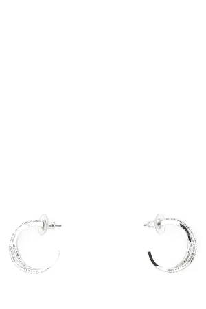 Swarovski Twist Hoop Pierced Earrings