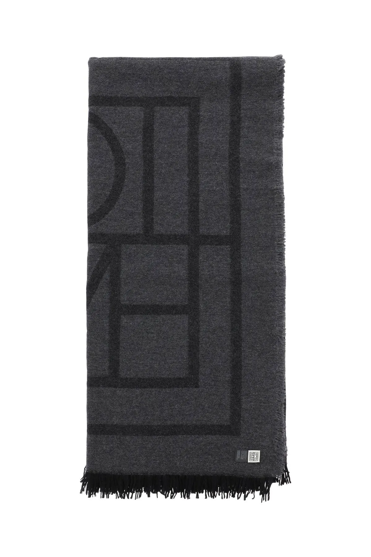 Totme Monogram Knit Scarf