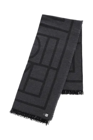 Totme Monogram Knit Scarf