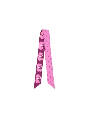 Valentino Allover Monogram Printed Scarf